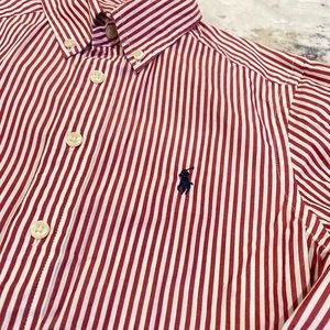 Boys RL Oxford Stripe Shirt